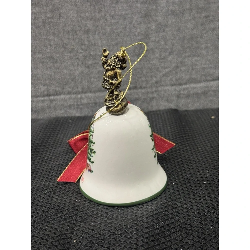 Spode Annual Bell Ornament American Santa‎ - Boxed 11701907 2017